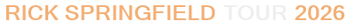 Rick Springfield Tour 2026
